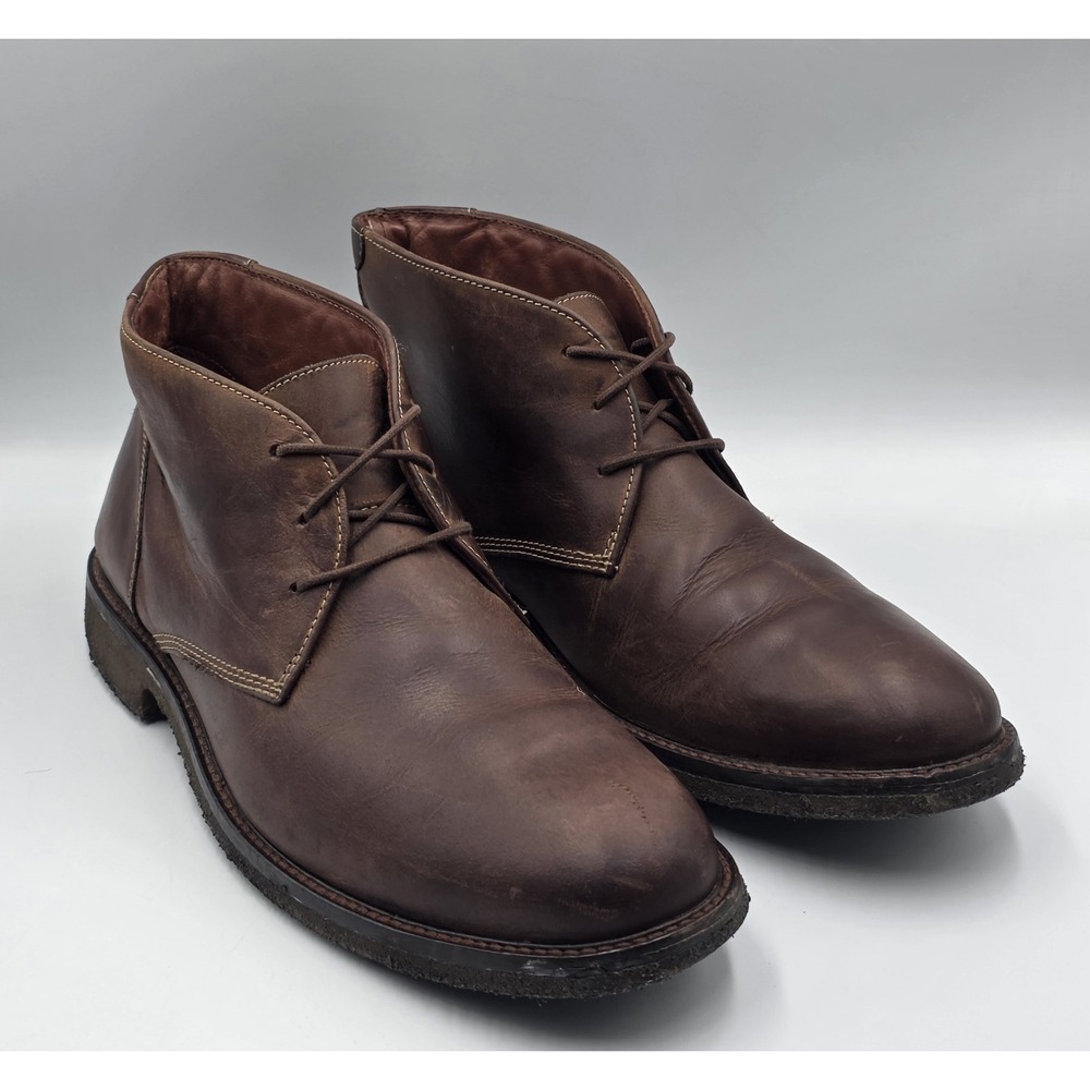Johnston & Murphy Copeland Chukka Boots Mens 10.5M 25-1870 Brown Leather